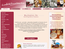 Tablet Screenshot of landschaftenschmecken.com